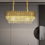 نجف كريستال استراس بيضاوى متر