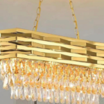 نجفه كريستال استراس نجمه بيضاوى استالس