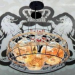 نجف ثلاثي مدور مودرن