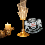 اباجوره ليد شعله كريستال 3 اضاءه