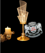 اباجوره ليد شعله كريستال 3 اضاءه