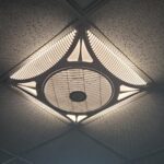 ⁦مروحه ونجفه لسقف المعلق بريموت كنترول⁩ - الصورة ⁦2⁩